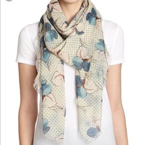Tory Burch Floral Neck Scarf